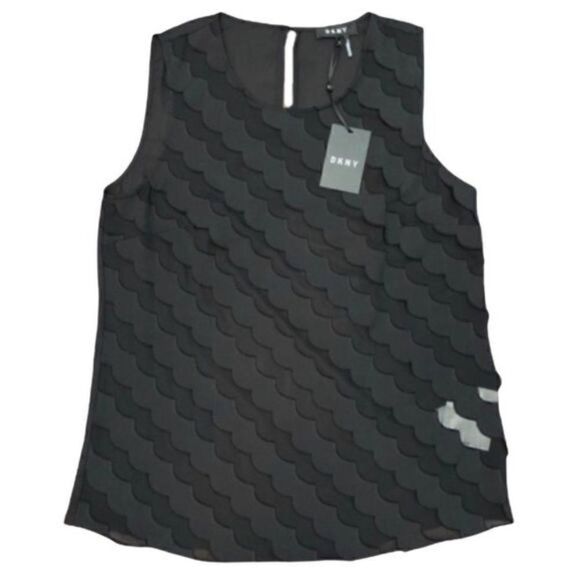 DKNY Sheer Jewel Garden Blouse - Picture 2 of 7